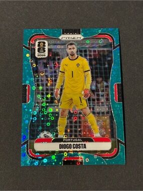 2026 Prizm FIFA World Cup Diogo Costa Portugal Teal Disco Prizm 040/149 Card